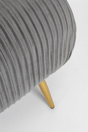 2 Sitzverfertigungsbank Selena Gray in Samt