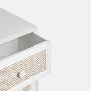 Tasche 5 Schubladen Montiel antiker weißer rustikaler Stil 72,5H cm