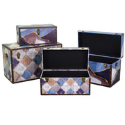 Blacksman 1-4 Blau rechteckige Marokko CM80x40H50