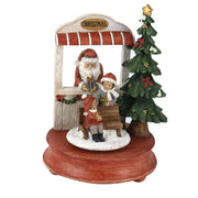 CARILLON RESINA SANTA CLAUS mit Musicarosso CM17X16H23.5