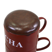 Metall -Pouter Red Cup 44 x 30 x H50 cm cm