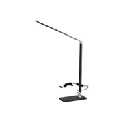 Dunkelgraue Tischlampe