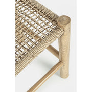 Outdoorhocker in Holz -Holz Teaklampe 38x38x H45 cm