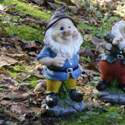 Zwerg mit Gartenstatue 16x13,5x28h