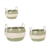 3x Set3 Cesta 2 m Thelma Verde Bombe