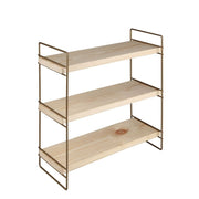 Hobbyregal 3 Regale 40x13x40 Bronze ASZ1572 Effez