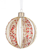 12x Red Spangly VT Sphera