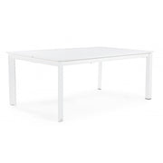 Konnor-Tabelle in Aluminium 200-300x110 cm White Hyperbiko