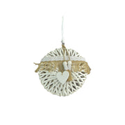 Weißweindekoration mit Spitze CMø26x7/5