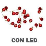 Leichte Filo rote Kugel 48 LED weiße heiße Diät CM Ø4x120