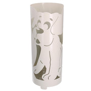 Metallmantel Metall Cream Round Dog Cmø19H49