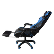 Cheale Gaming in Frop aus Büro mit blauem und schwarzem Pugest 64x53x H123/133 cm