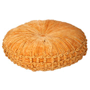 Orangefarbenes Samtkissen CM Ø40H12