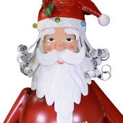 Santa Claus Red Metal LED CM40X30H135
