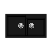 Tipps Zehen N200 Waschbecken 2 Tanks Schwarze Effez