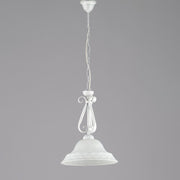 Silberweiß -Eisen -Schlafzimmer Kronleuchter A 30x H40 cm Licht