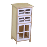 Naomi 1 Türkiste der Schubladen und 2 rechteckige natürliche Schubladen CM33X30XH72