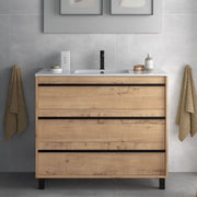 GEACO100 BAD -KANKE OSTIPPIEs mit Waschbecken 3 Schubladen 100x45x86H