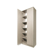 Multi -Use Olmo Olmo Garderobe in envabten Holz 2 Türen H182X71X38