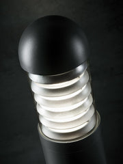 Outdoor -Lampe im Aluminium des Stempels mit Graphit transparentem Glasdiffusor