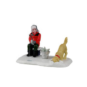 Eisfischerei aufstrebend