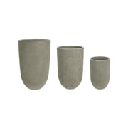 Set von 3 Vasen bürsten hoher Salbei