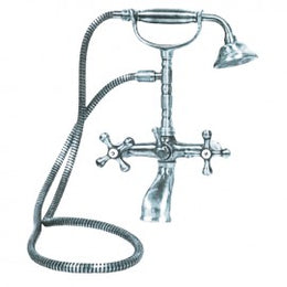 Badewanne Mixer Tipp mit Chromdusche H.32x18x16 cm
