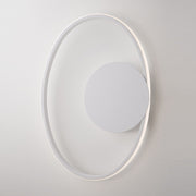 Metalldecke Licht und weißes Aluminium mit integrierter LED 42x30x H8 cm