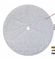 Coverbase -Baumstoff mit Silber A Silber cm Ø90