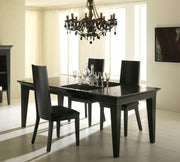 Feste Holztisch mit weißem Top 200x75H CM