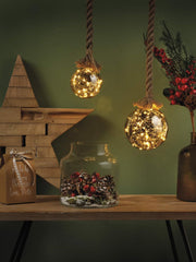 Mikro -LED -Blitz und undurchsichtiger Kugel und hell heißer weißer Ø10x80 cm