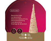 Micro -LED -Kegelstabilpapier interne H 38 Ø 11,5 cm