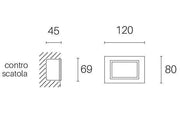 Eingeborene Sammlung 3W LED 3000k Aluminium -Pluglinie