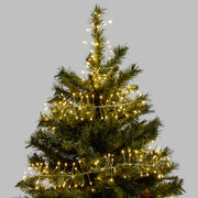 Cluster 6m M-P18 600 Mikroled Telec. IR 21f Weihnachtslichter