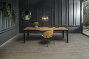 Rovere-Black Extendable Tabelle 90 cm x 156-116 cm H. 76 cm