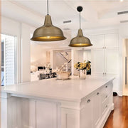 Tampa ASZ1343 Suspensionslampe mit Effez Bronze -Lautsprecher