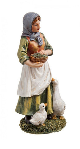 6x Figur Crib Pastorella C.
