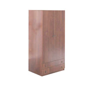 Modularer Kleiderschrank mit 2 Türen und 2 Designs antike Walnuss -CM 90x60xh 180