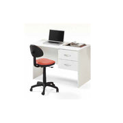 Schreibtisch 2 Schubladen weiß frassierte hölzerne Holz H.75x119x64 cm