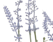 Lavendelplastikpflanze mit Topf