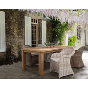 Martin neuer natürlicher Sessel mit Kissen