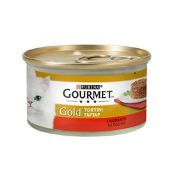 Gourmet -Gold -Tätigkeit mit Rindfleisch 85 Gramm