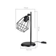 Ekinoks Tischlampe Black4266