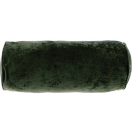 Dunkelgrünes Kissen 20xø45 cm