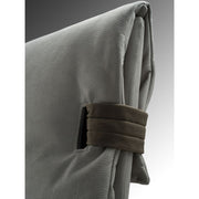 Doppelbettbehälter Grenoble Grey Eco -Leather