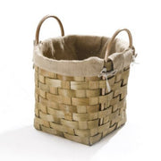 Korb Porta Holz mit Griffen