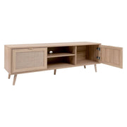 Bali 56A 2 TV -Halterschrank vor Wicker Effect