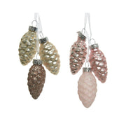 Pigna -Dekoration für Glasbaum im Glasbaum 2,5 cm verschiedene Farben