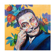 Ölgemälde auf Canvas Village 100x100 cm