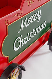 Frohe Weihnachten Red-Verde-Zugwagen
